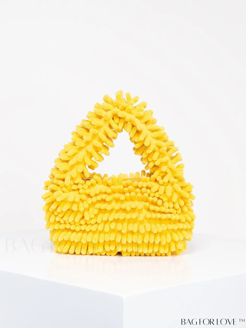BagForLove - Chic Faux Fur Satchel: A Stylish Minimalist Statement Piece