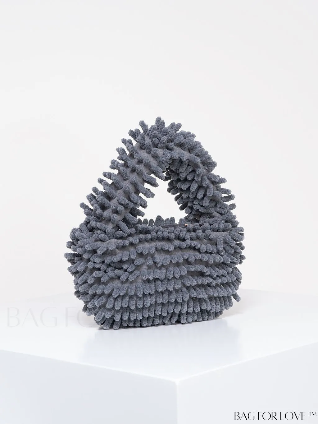 BagForLove - Chic Faux Fur Satchel: A Stylish Minimalist Statement Piece