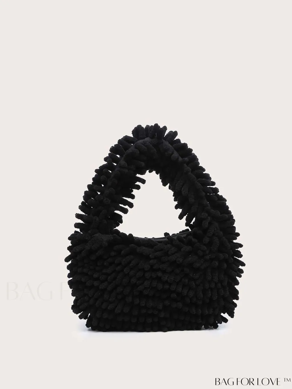 BagForLove - Chic Faux Fur Satchel: A Stylish Minimalist Statement Piece