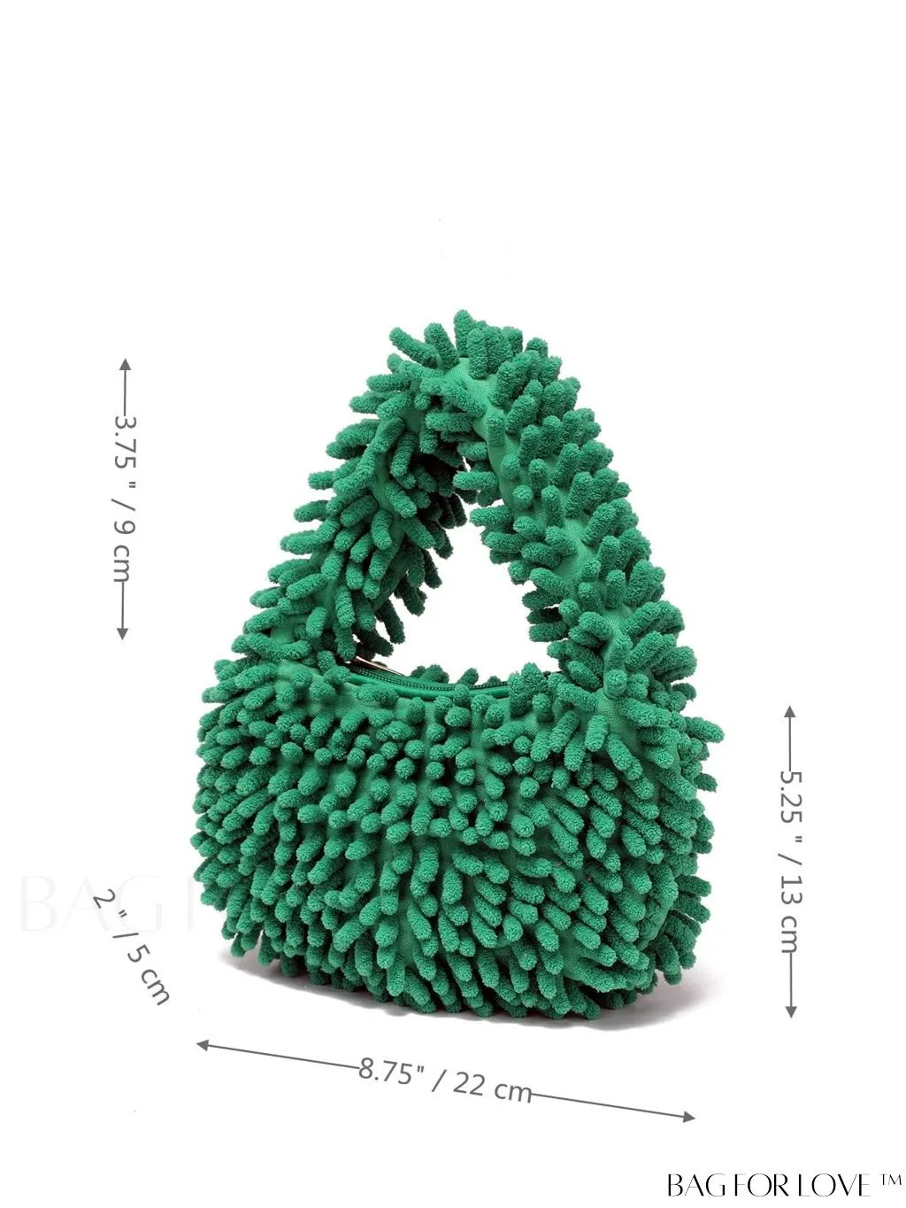 BagForLove - Chic Faux Fur Satchel: A Stylish Minimalist Statement Piece