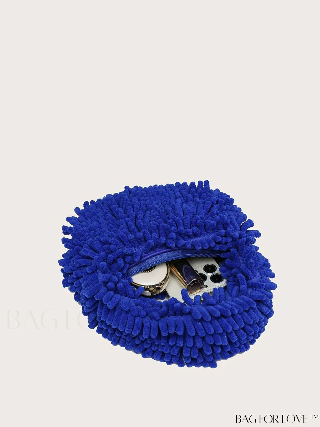 BagForLove - Chic Faux Fur Satchel: A Stylish Minimalist Statement Piece