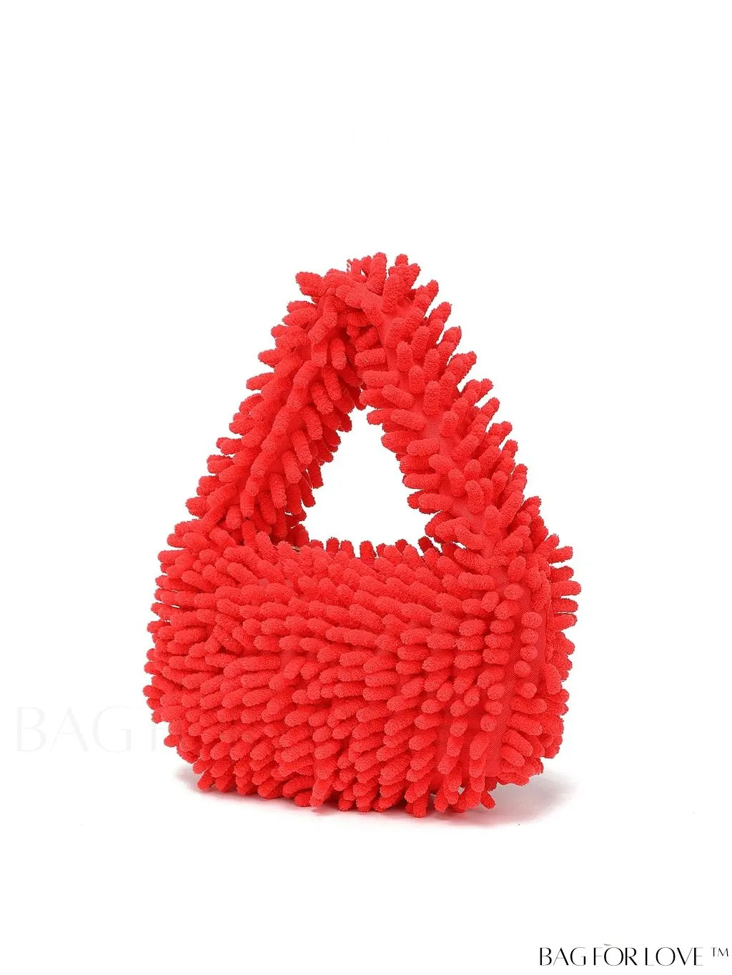 BagForLove - Chic Faux Fur Satchel: A Stylish Minimalist Statement Piece