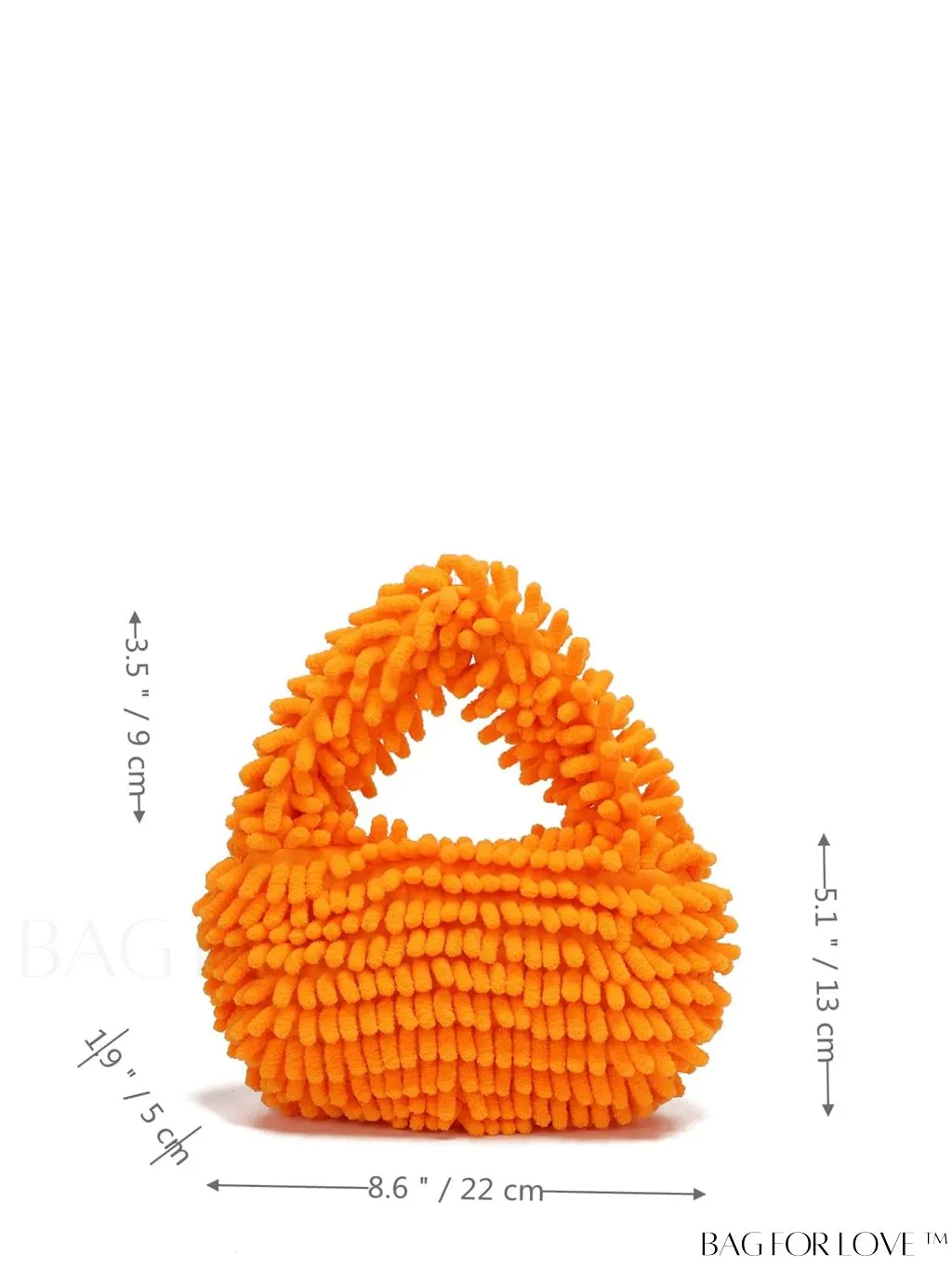 BagForLove - Chic Faux Fur Satchel: A Stylish Minimalist Statement Piece