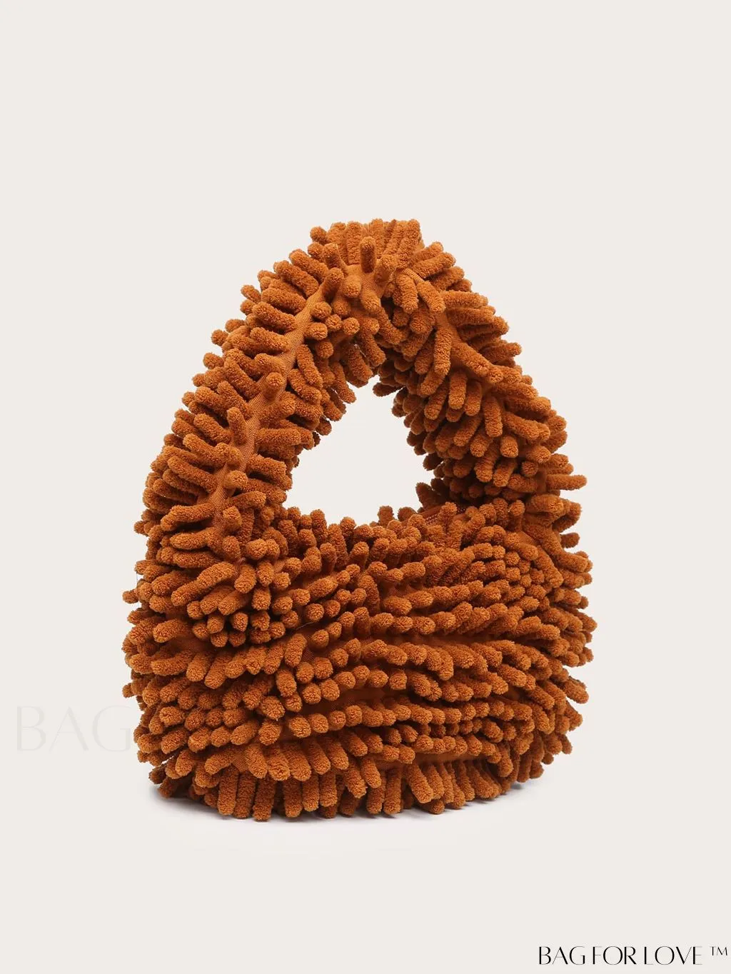 BagForLove - Chic Faux Fur Satchel: A Stylish Minimalist Statement Piece