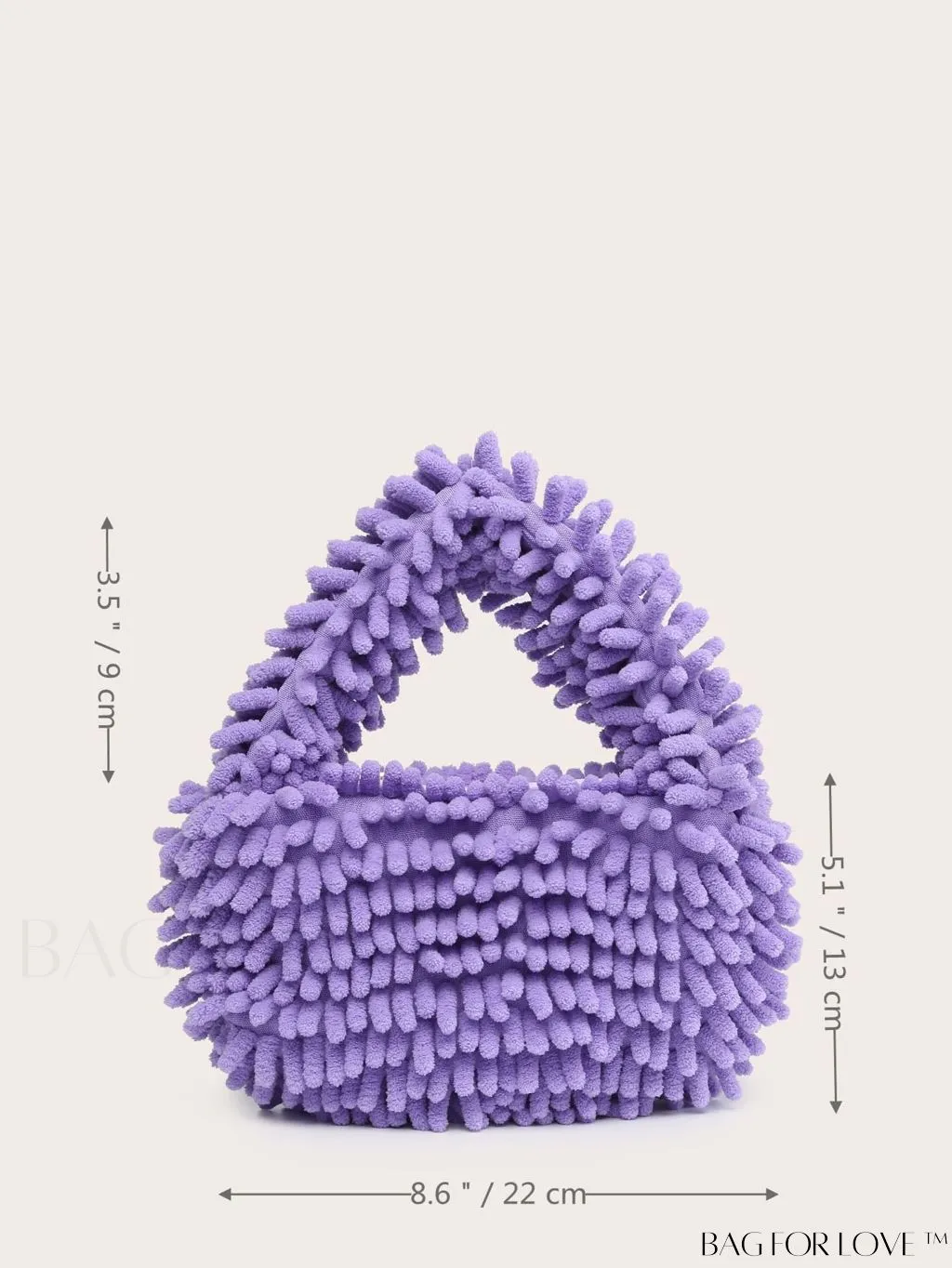 BagForLove - Chic Faux Fur Satchel: A Stylish Minimalist Statement Piece
