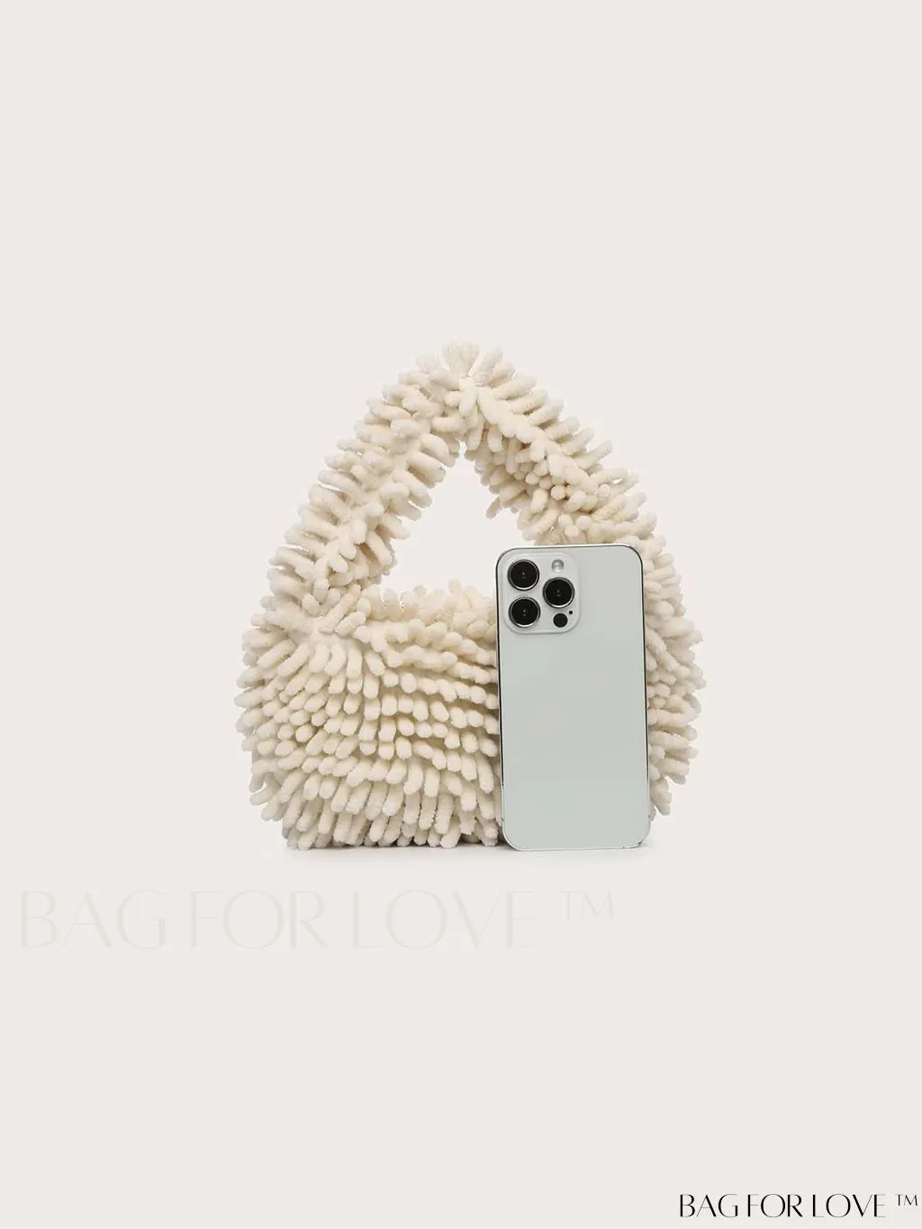 BagForLove - Chic Faux Fur Satchel: A Stylish Minimalist Statement Piece