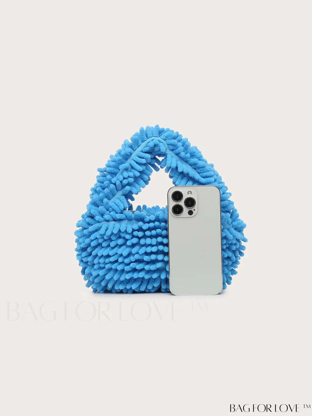 BagForLove - Chic Faux Fur Satchel: A Stylish Minimalist Statement Piece