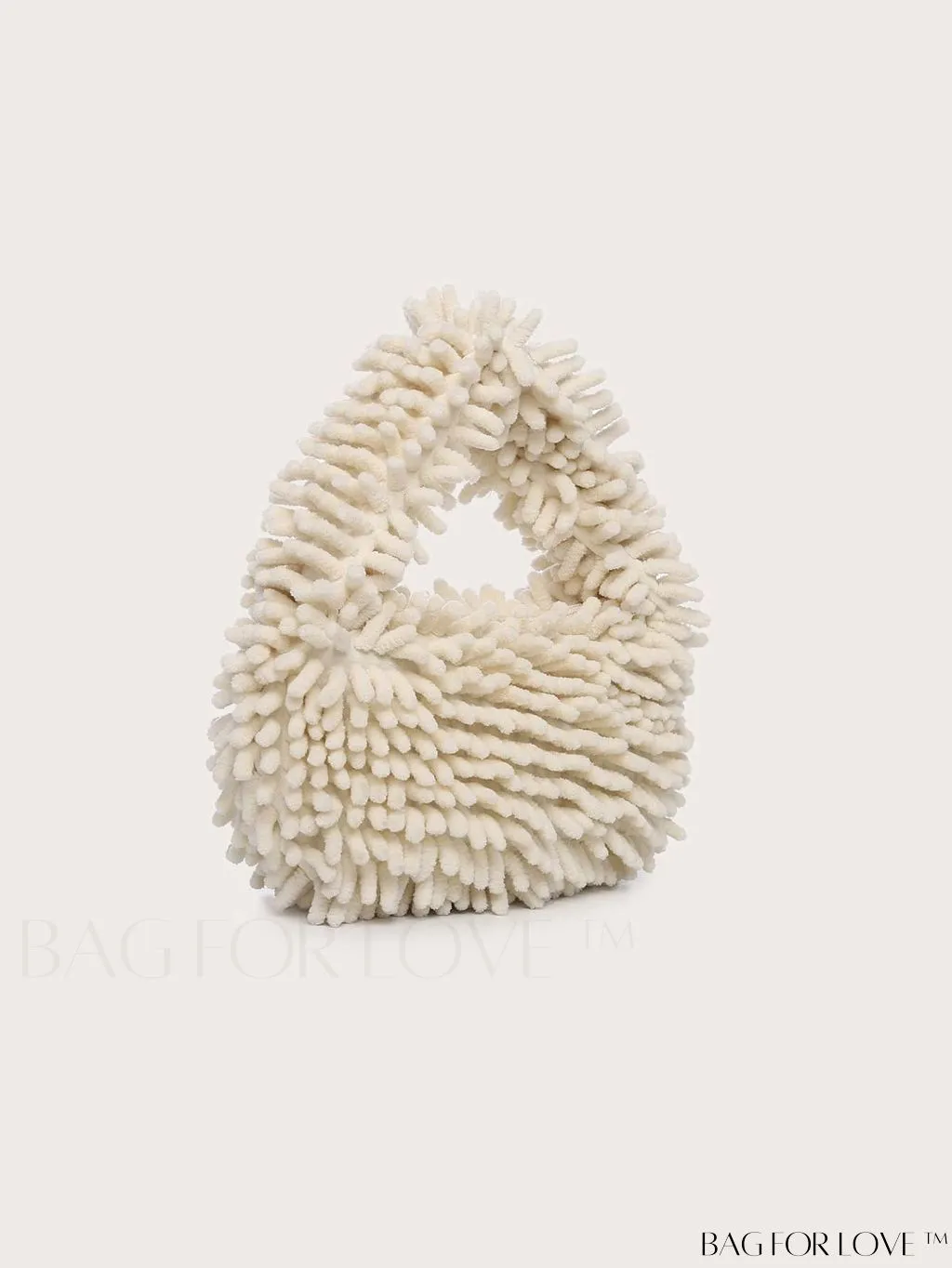 BagForLove - Chic Faux Fur Satchel: A Stylish Minimalist Statement Piece