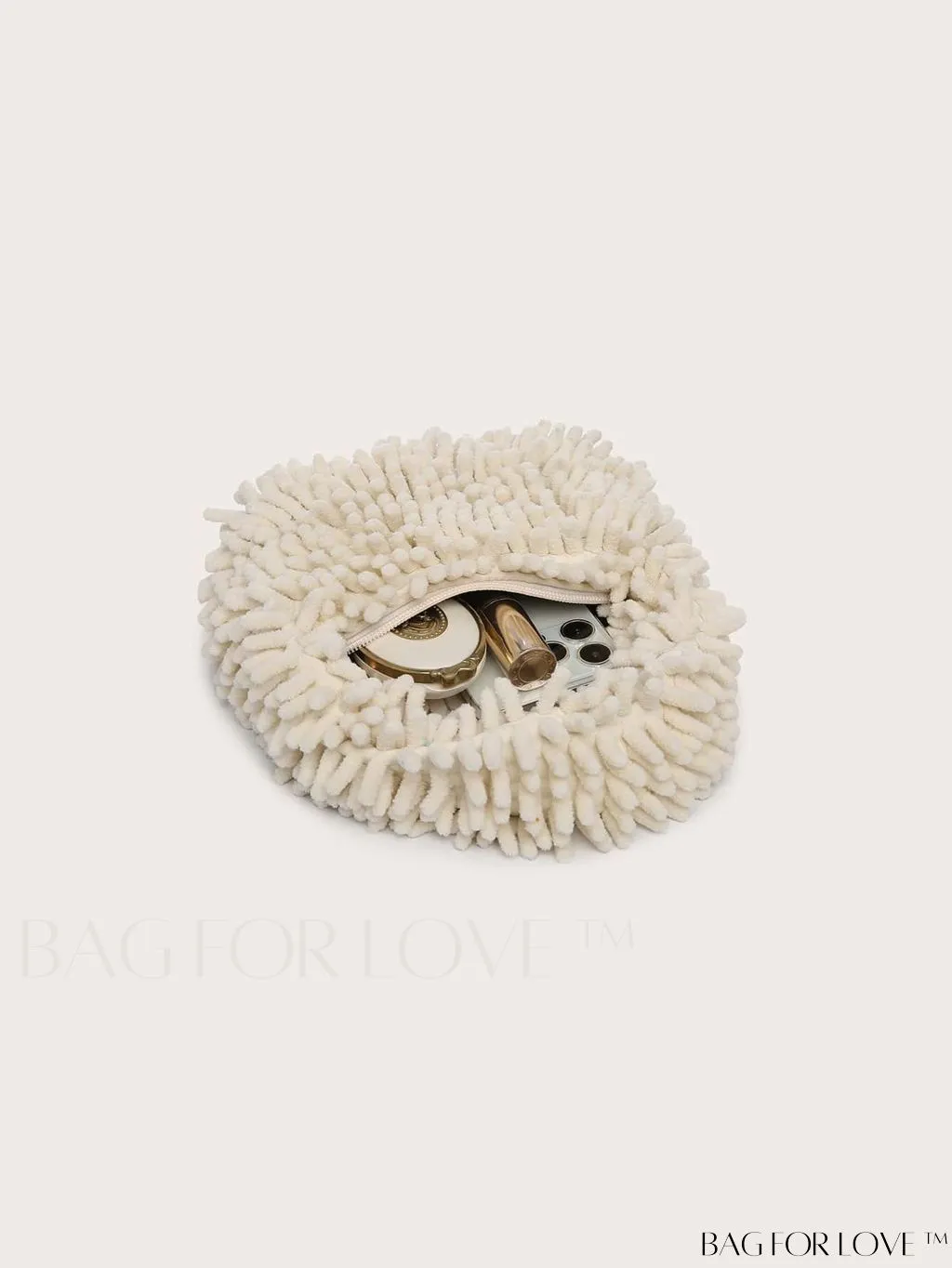BagForLove - Chic Faux Fur Satchel: A Stylish Minimalist Statement Piece