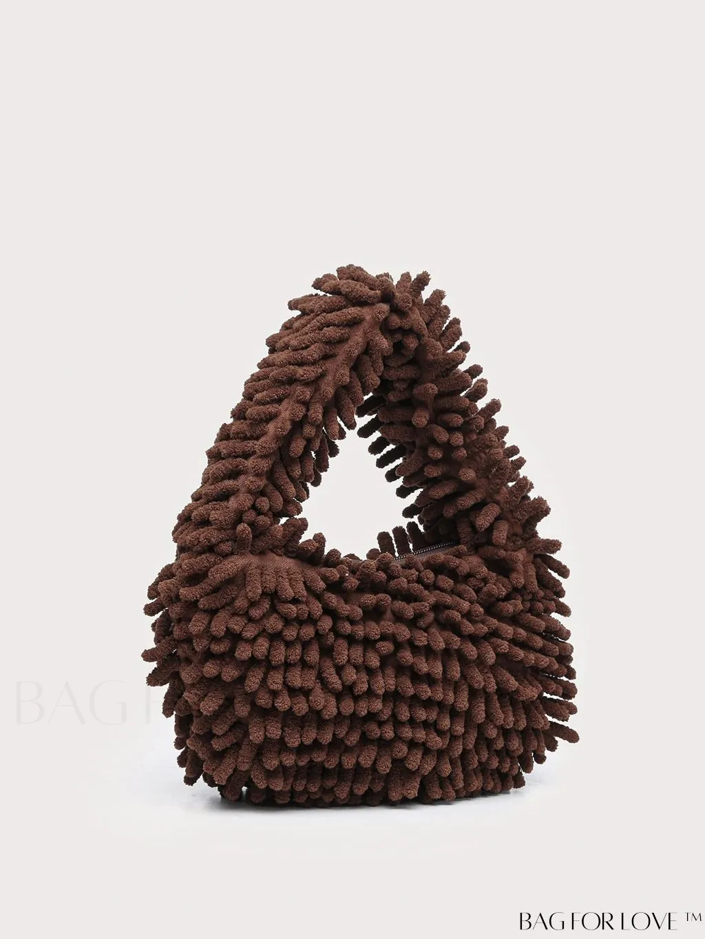 BagForLove - Chic Faux Fur Satchel: A Stylish Minimalist Statement Piece