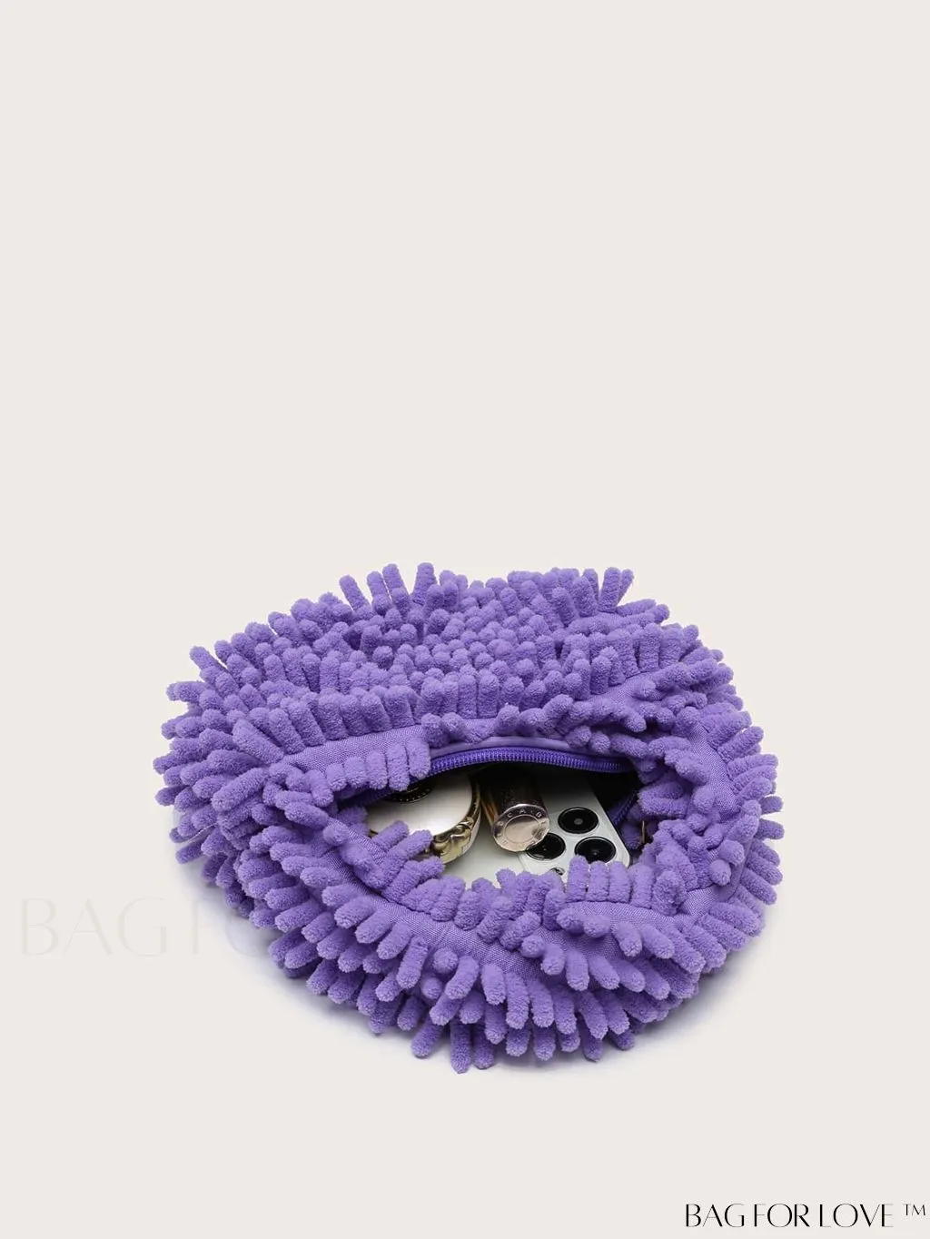 BagForLove - Chic Faux Fur Satchel: A Stylish Minimalist Statement Piece