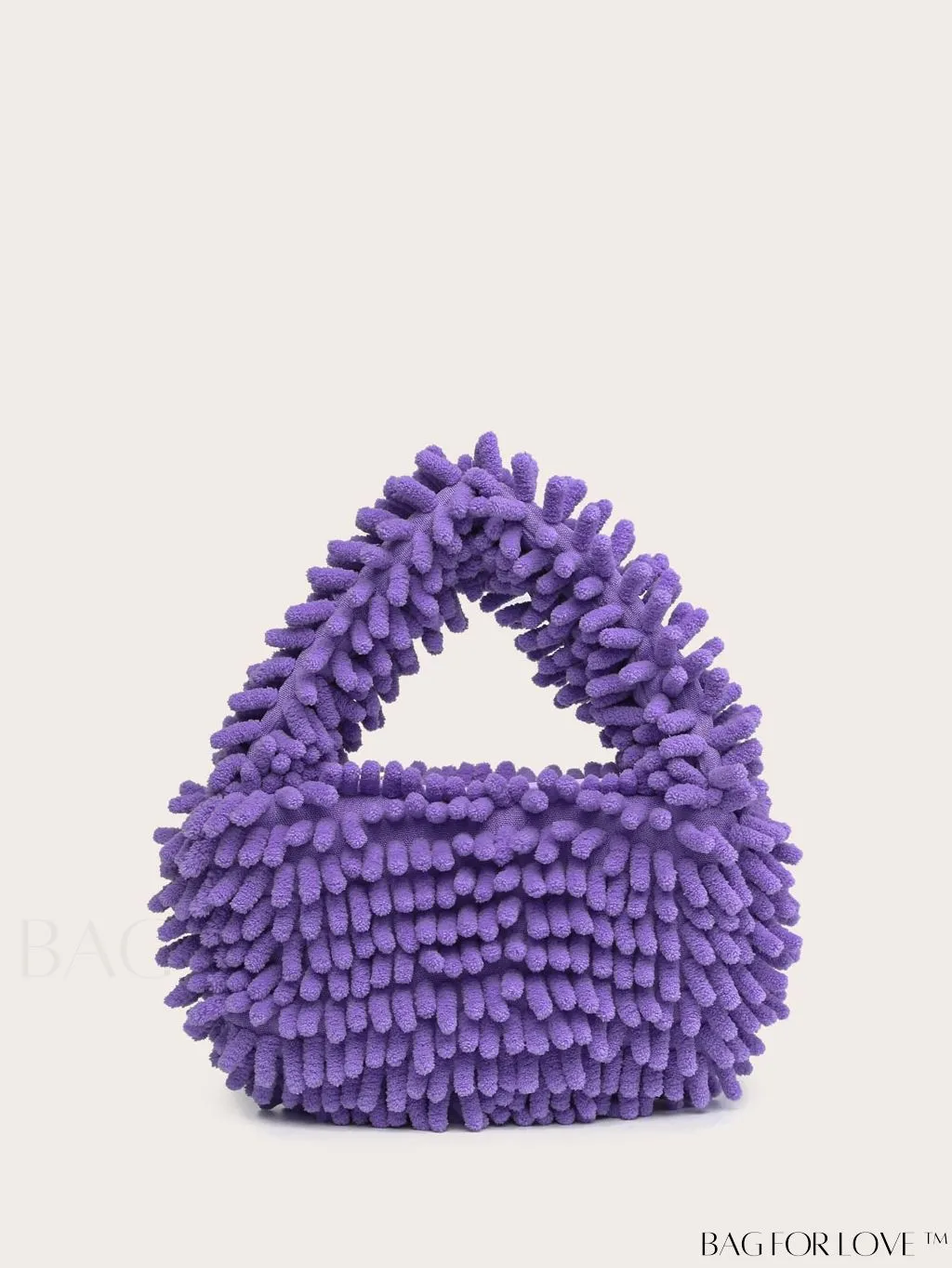 BagForLove - Chic Faux Fur Satchel: A Stylish Minimalist Statement Piece
