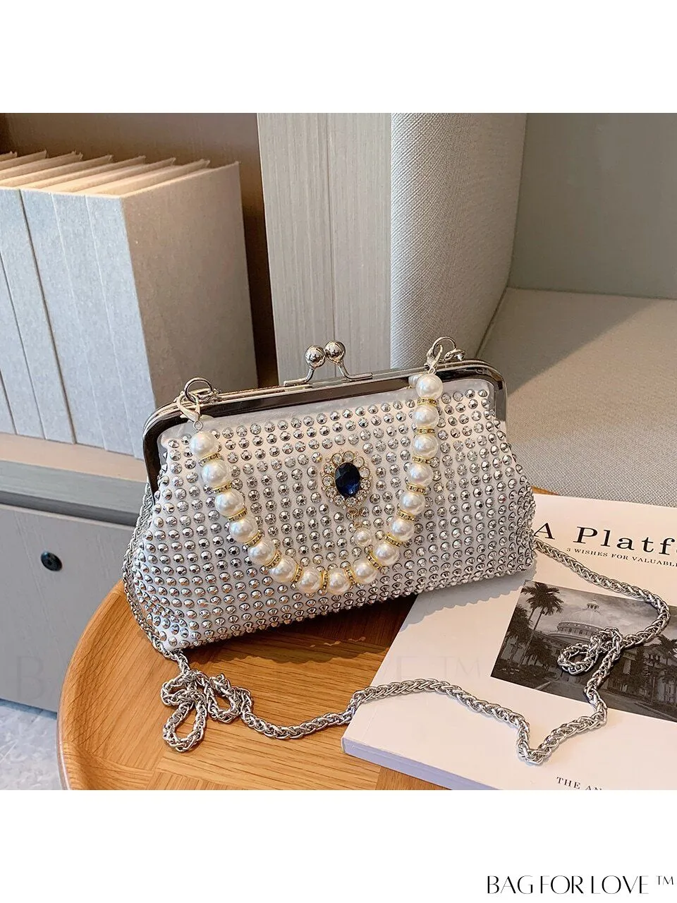 BagForLove - Chic Faux Pearl Single Shoulder Tote Bag for Fashionable Casual Style