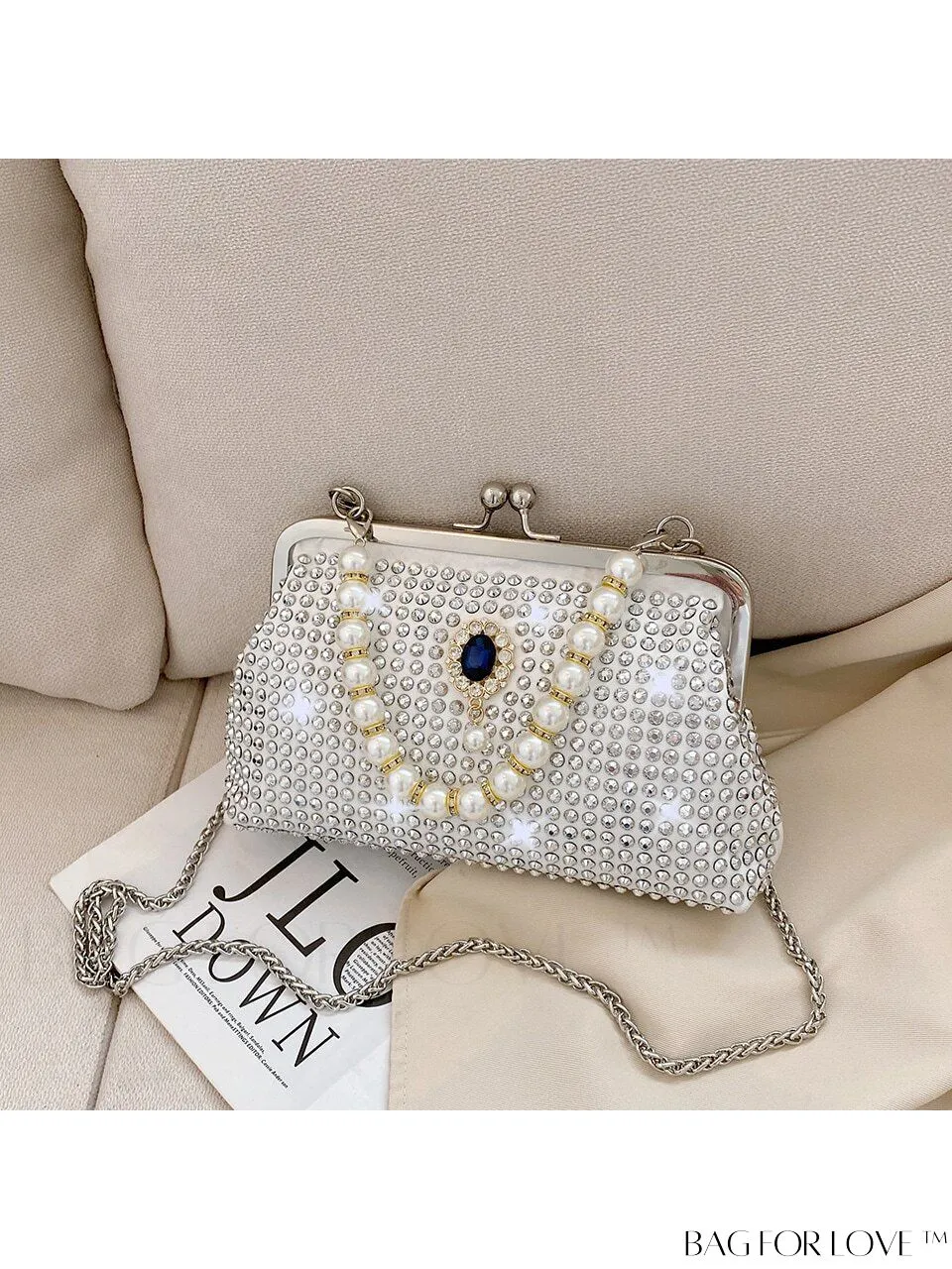 BagForLove - Chic Faux Pearl Single Shoulder Tote Bag for Fashionable Casual Style