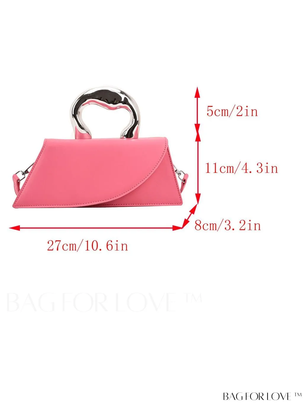 BagForLove - Chic Flap-Top Handle Novelty Bag: The Essence of Minimalist Style
