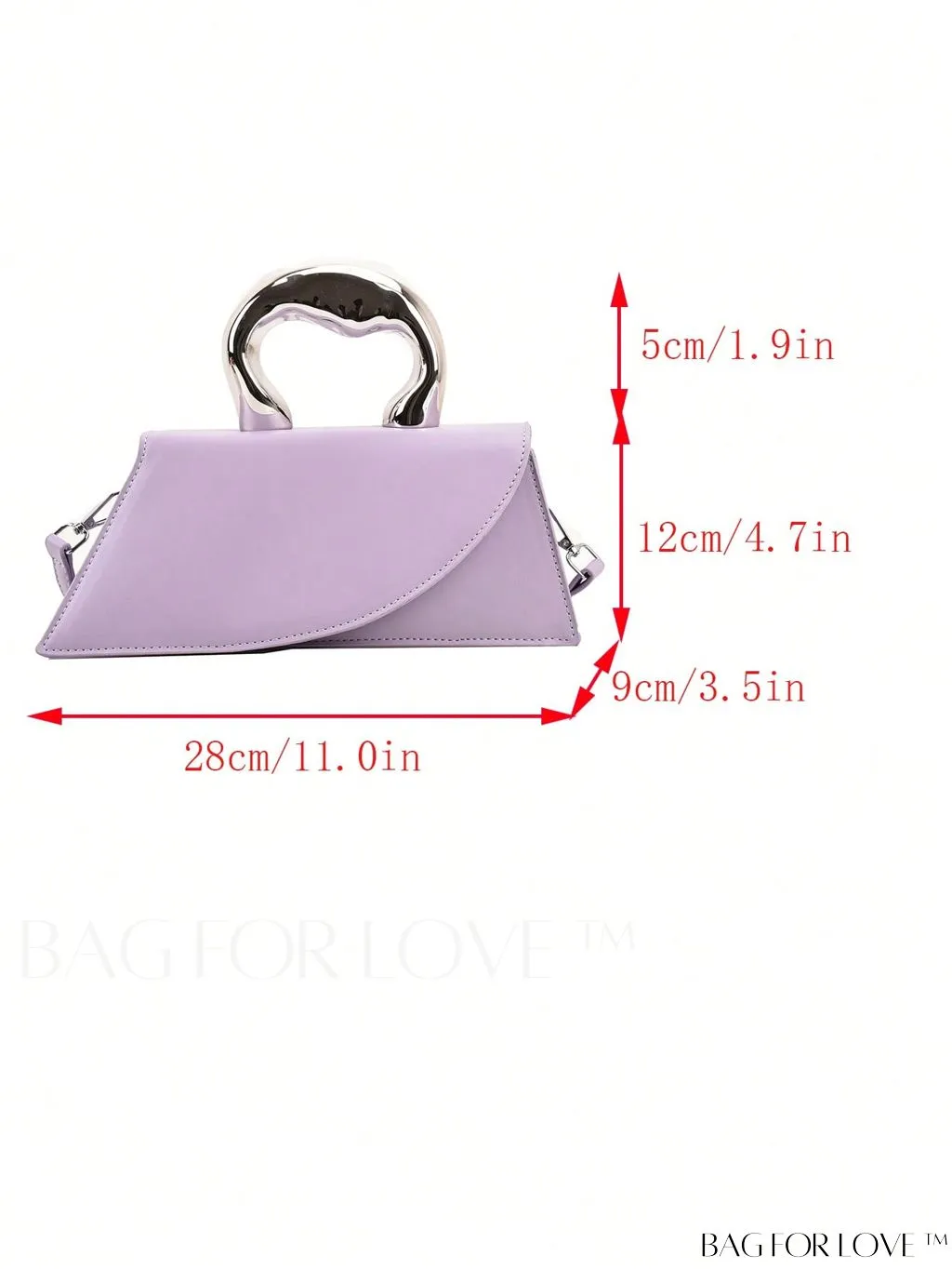 BagForLove - Chic Flap-Top Handle Novelty Bag: The Essence of Minimalist Style