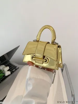 BagForLove - Chic Mini Square Bag with Minimalist Flap Design