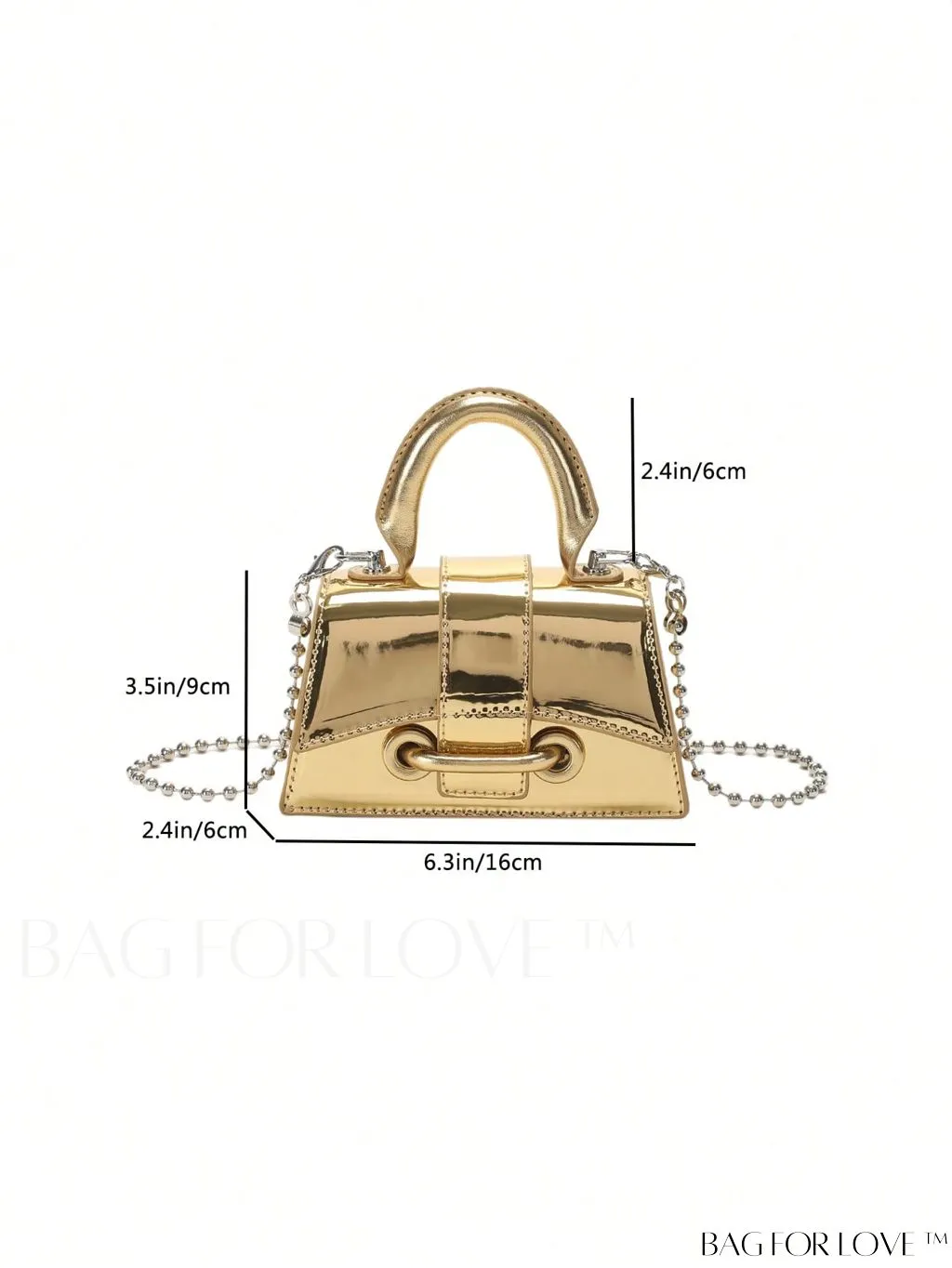 BagForLove - Chic Mini Square Bag with Minimalist Flap Design