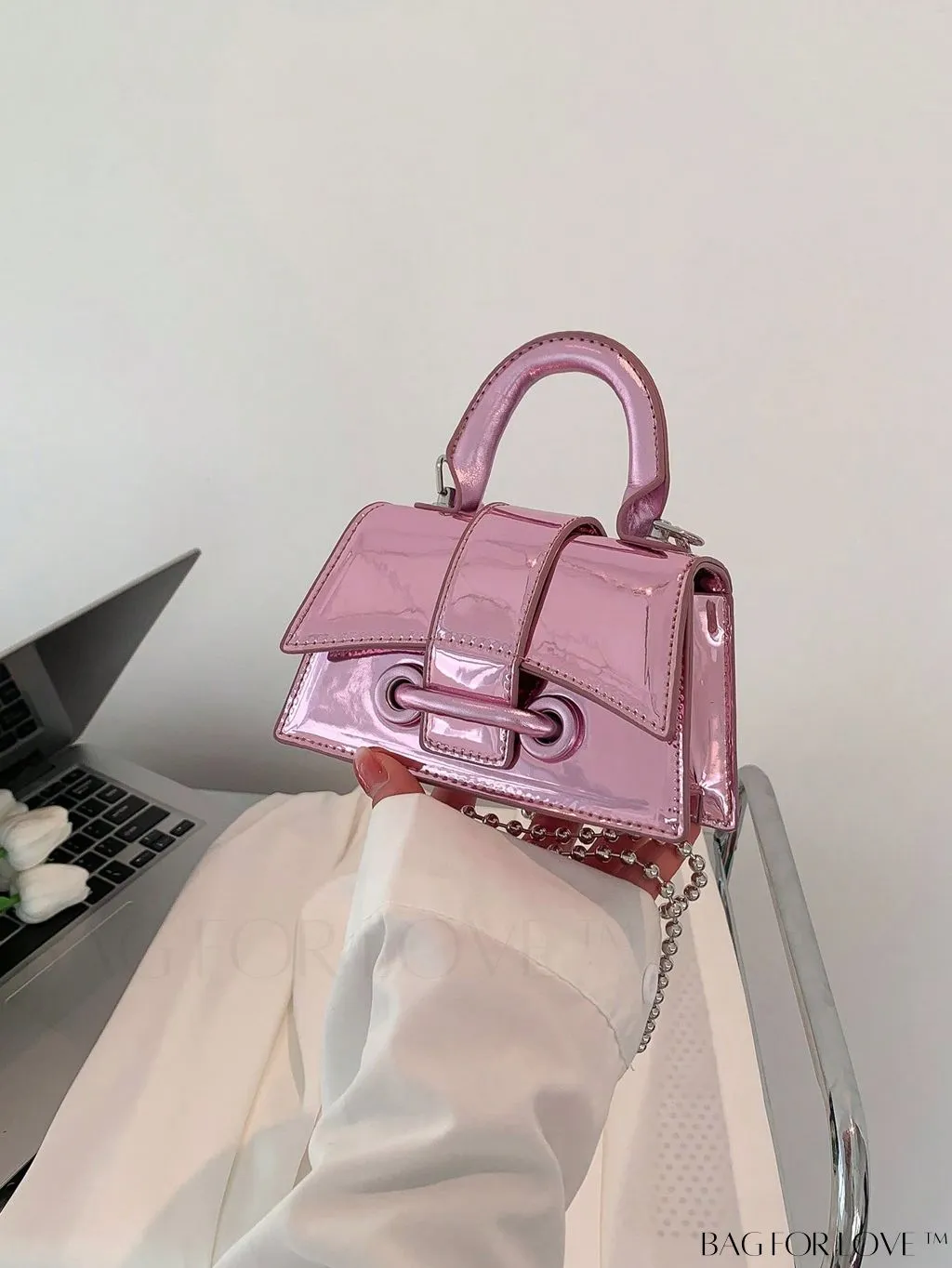 BagForLove - Chic Mini Square Bag with Minimalist Flap Design