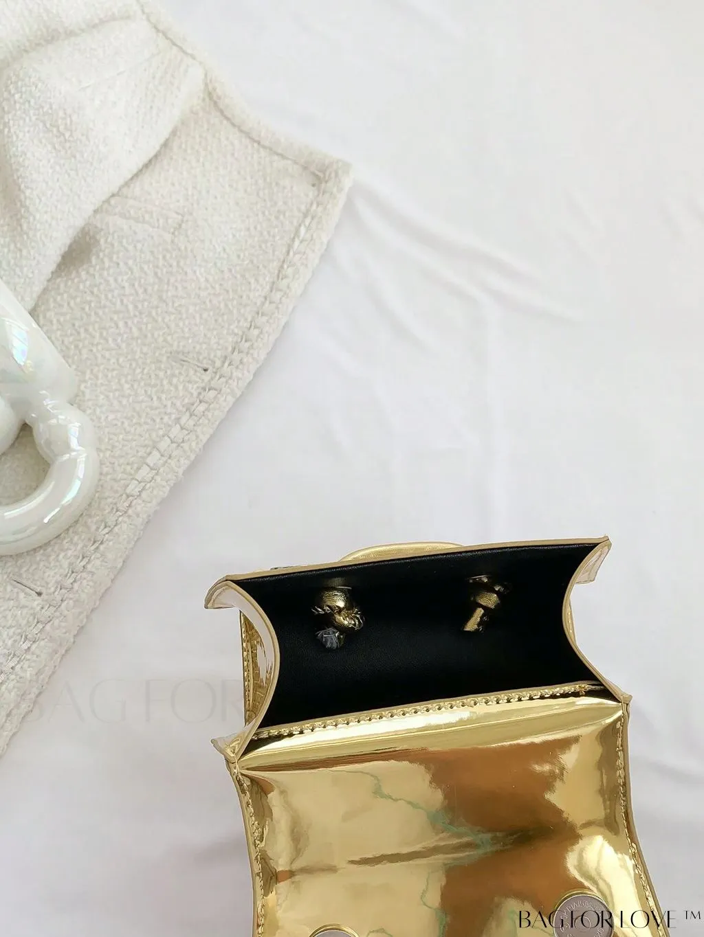 BagForLove - Chic Mini Square Bag with Minimalist Flap Design