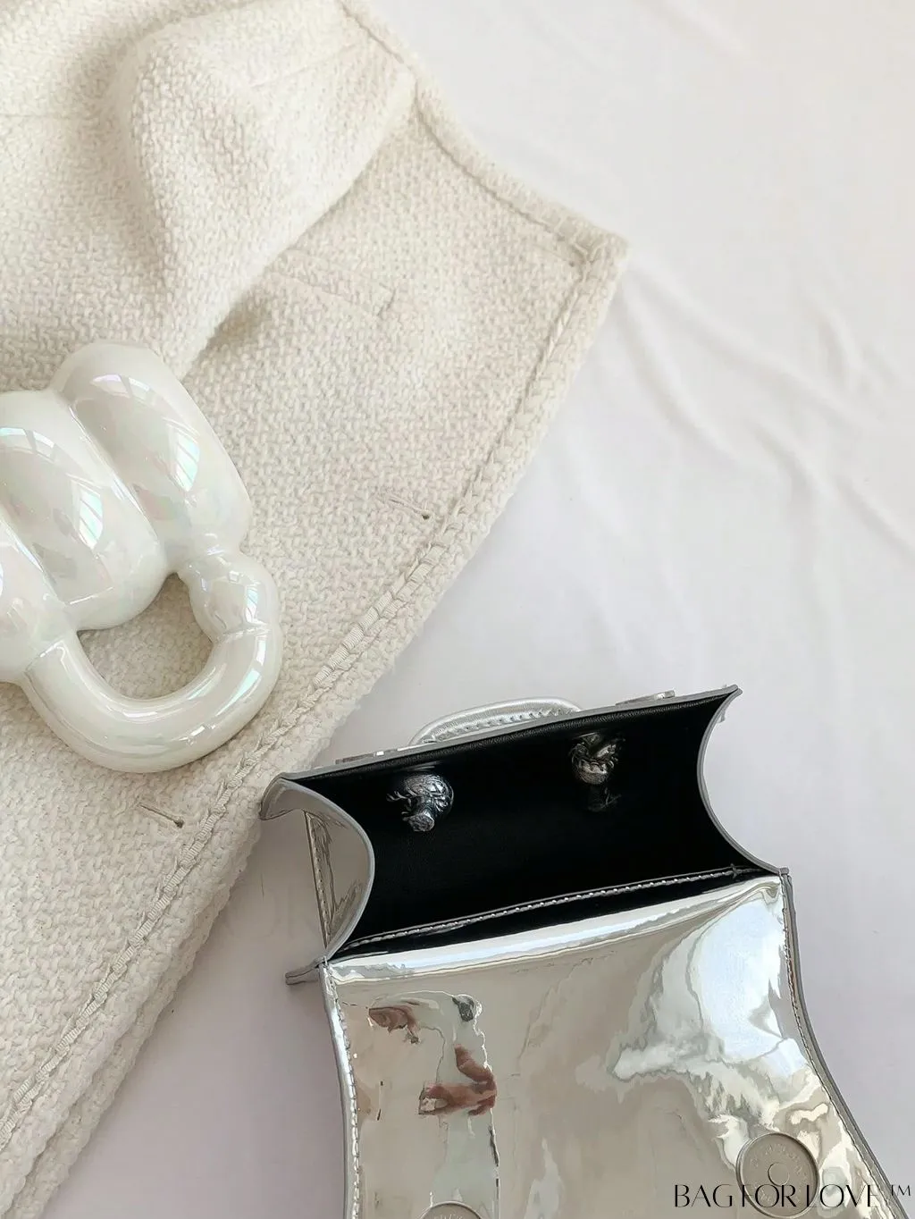 BagForLove - Chic Mini Square Bag with Minimalist Flap Design