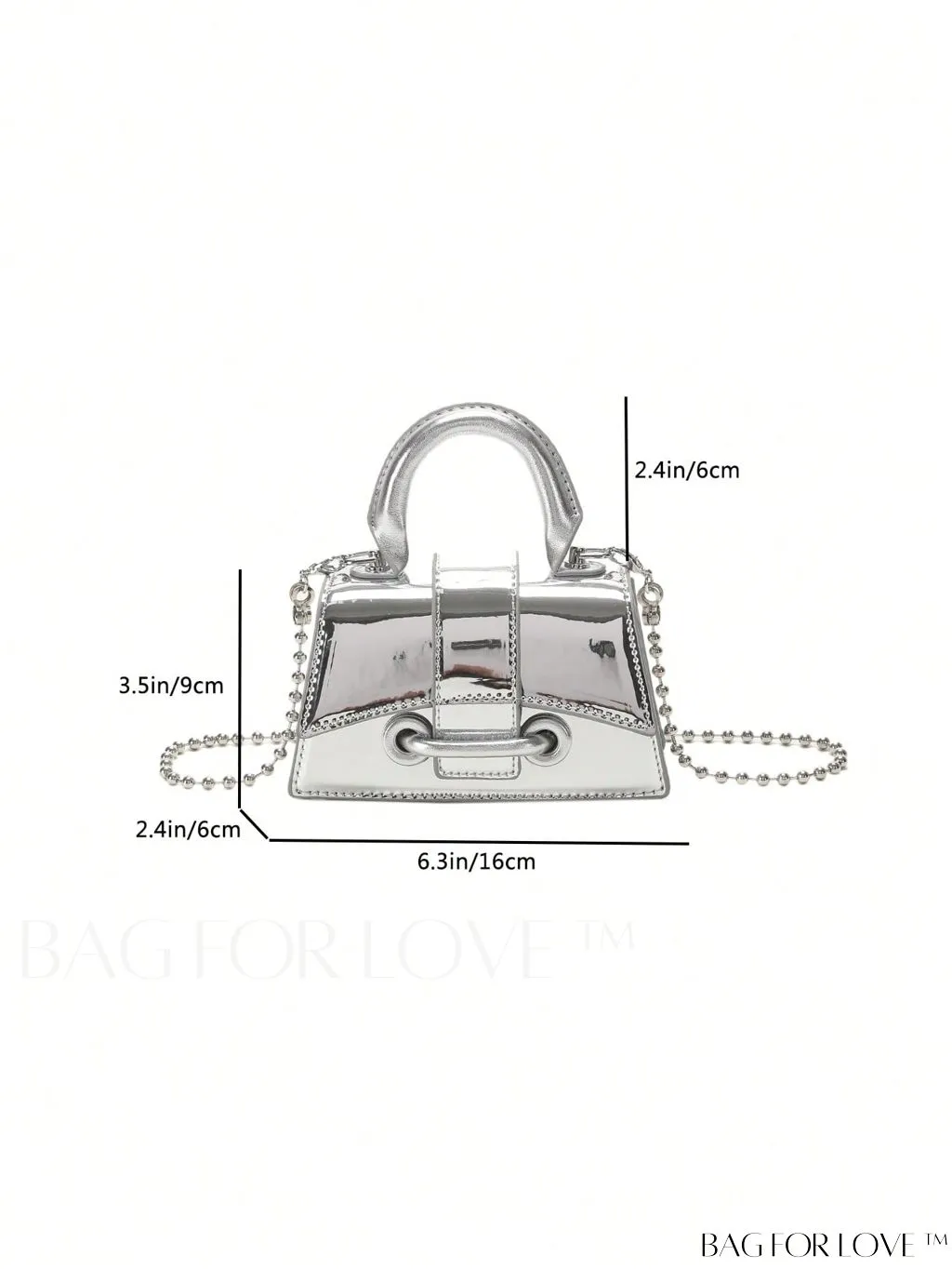 BagForLove - Chic Mini Square Bag with Minimalist Flap Design