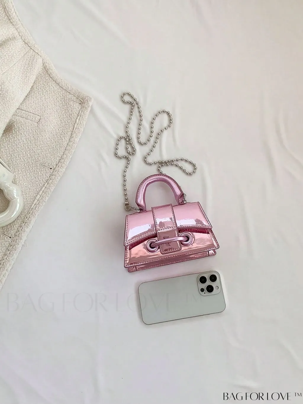 BagForLove - Chic Mini Square Bag with Minimalist Flap Design