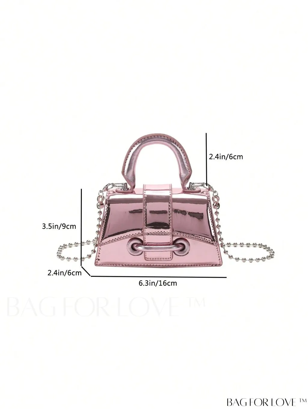 BagForLove - Chic Mini Square Bag with Minimalist Flap Design