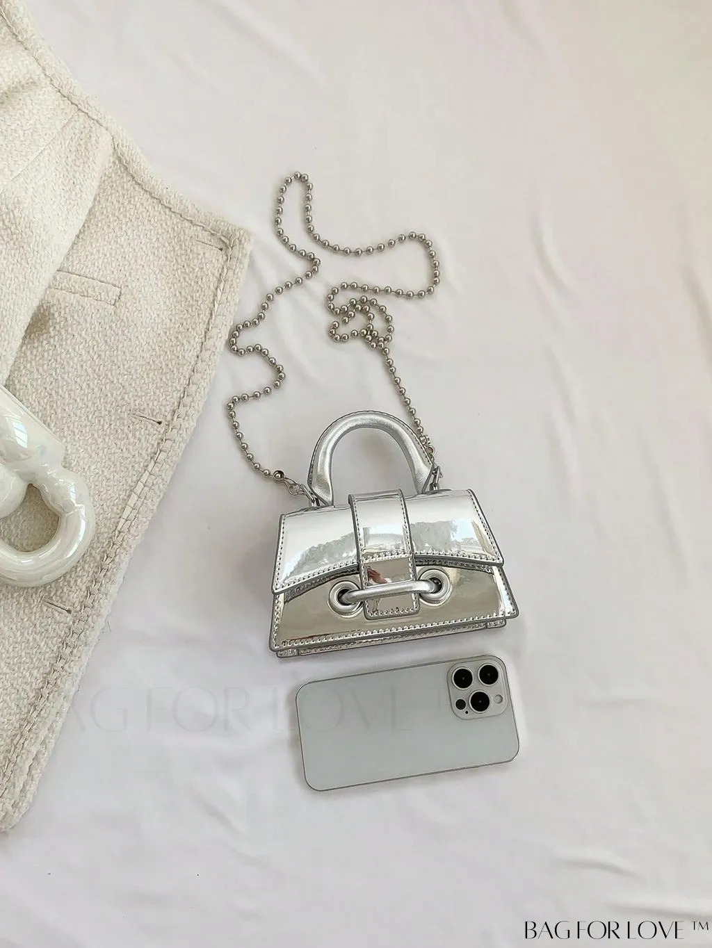 BagForLove - Chic Mini Square Bag with Minimalist Flap Design