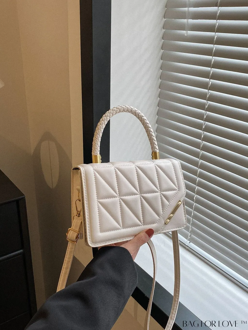BagForLove - Chic Plaid PU Leather Crossbody - Womens Elegant New Arrival Handbag