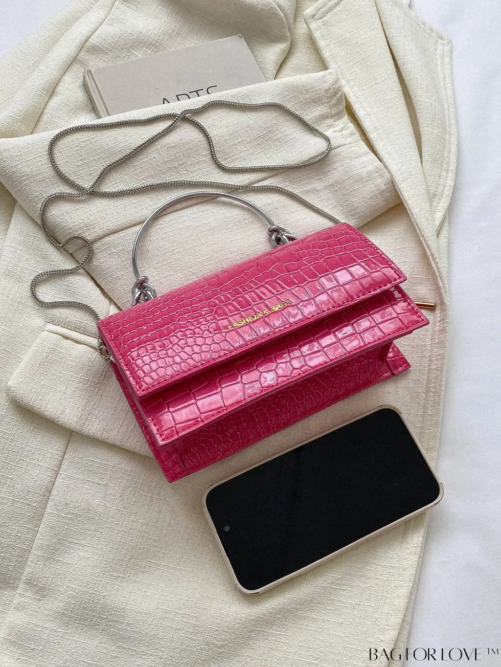 BagForLove - Chic Solid Color Tote Bag - Perfect for Parties & Events