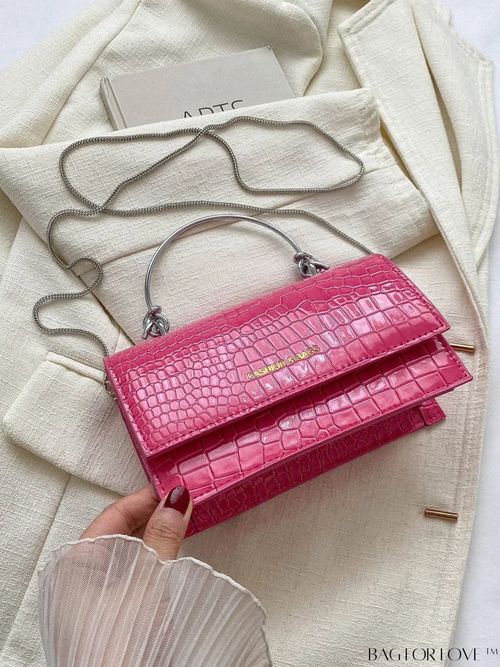 BagForLove - Chic Solid Color Tote Bag - Perfect for Parties & Events