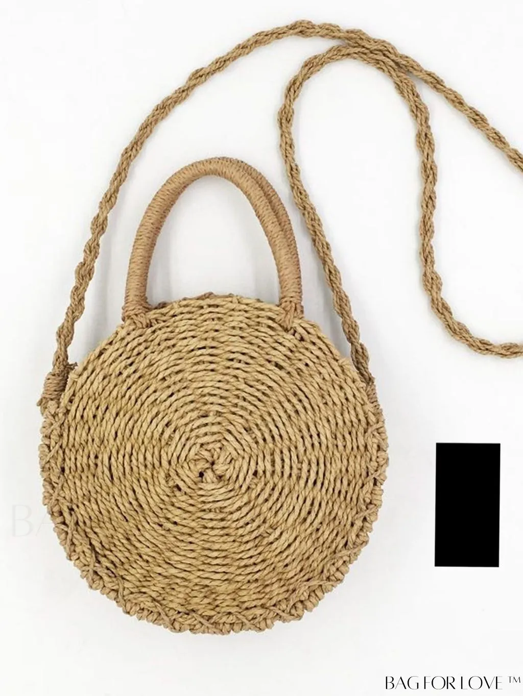 BagForLove - Chic Straw Woven Beach Bag - Perfect for Summer