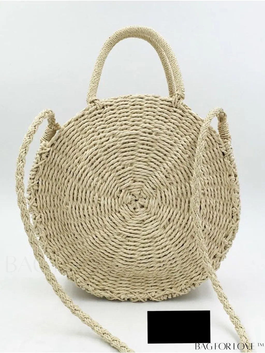 BagForLove - Chic Straw Woven Beach Bag - Perfect for Summer