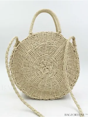BagForLove - Chic Straw Woven Beach Bag - Perfect for Summer