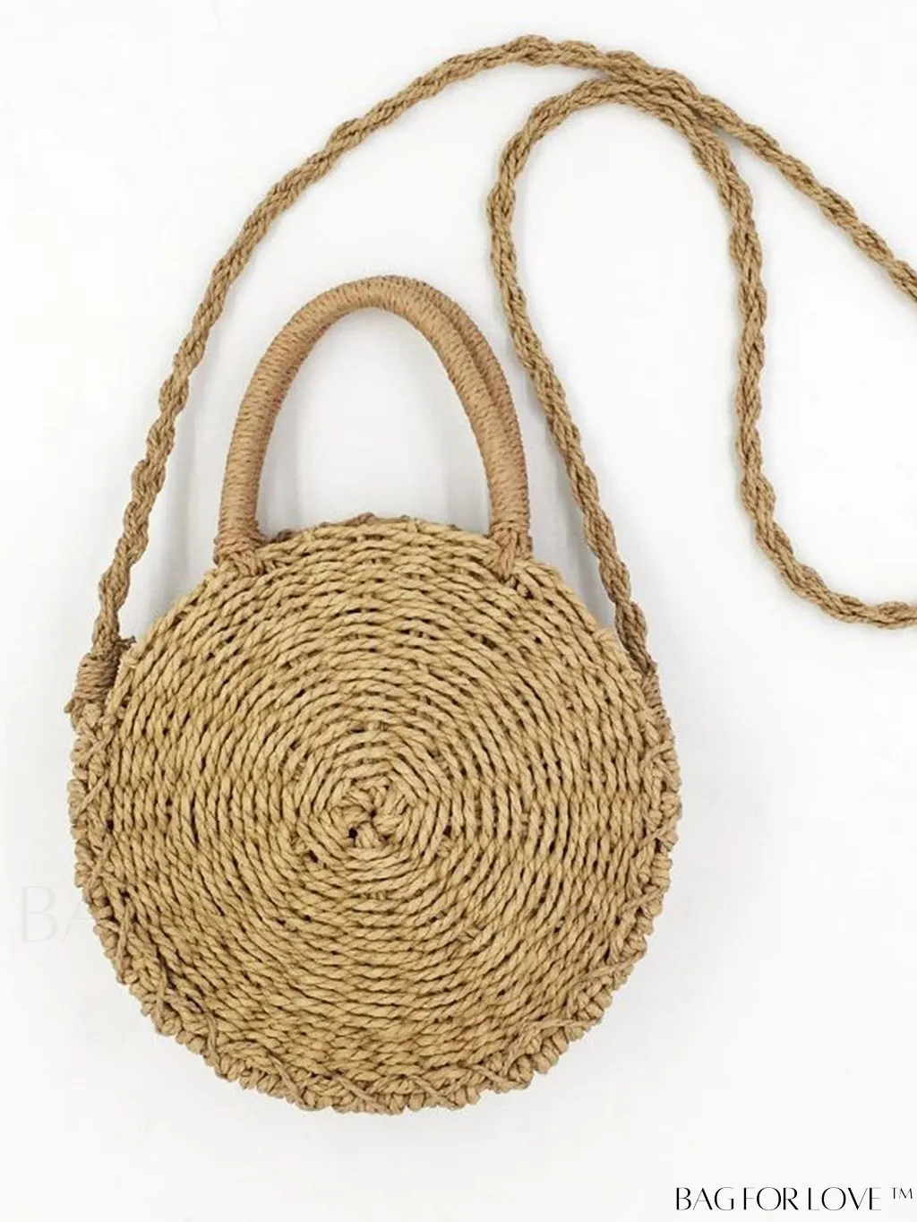 BagForLove - Chic Straw Woven Beach Bag - Perfect for Summer