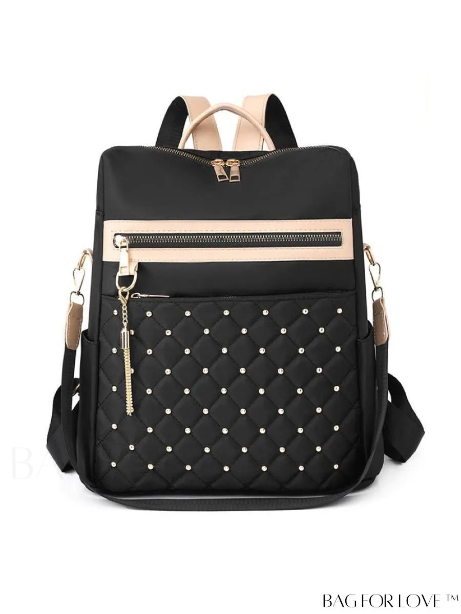 BagForLove - Chic Womens Handbag with Tassel and Stud Embellishments