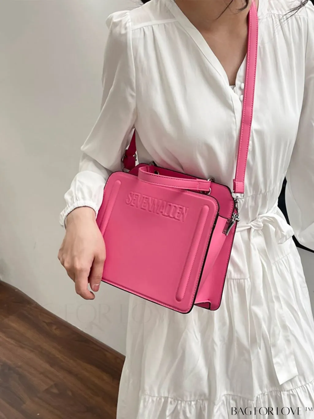BagForLove - Chic Womens Printed Letter Tote: Versatile Shoulder & Crossbody Bag
