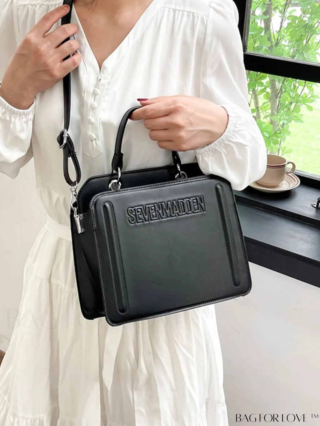 BagForLove - Chic Womens Printed Letter Tote: Versatile Shoulder & Crossbody Bag