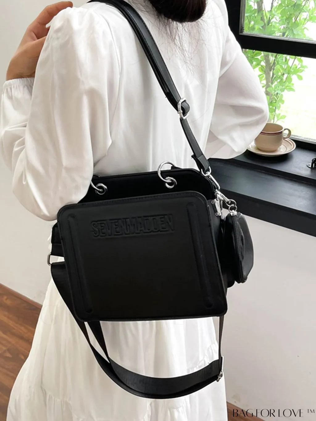 BagForLove - Chic Womens Printed Letter Tote: Versatile Shoulder & Crossbody Bag