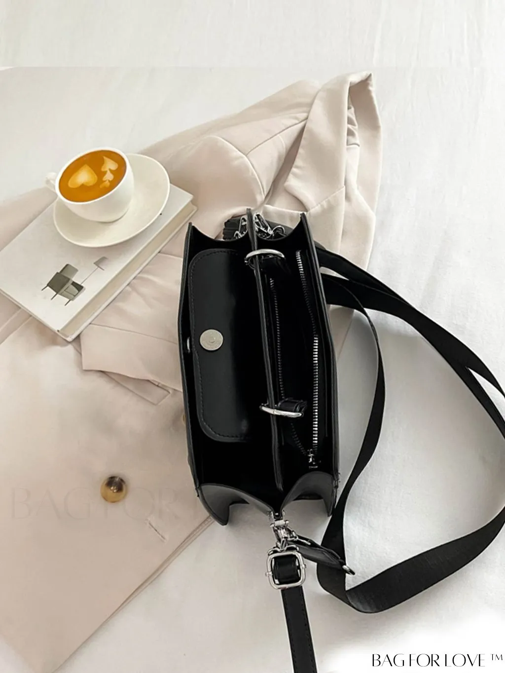 BagForLove - Chic Womens Printed Letter Tote: Versatile Shoulder & Crossbody Bag