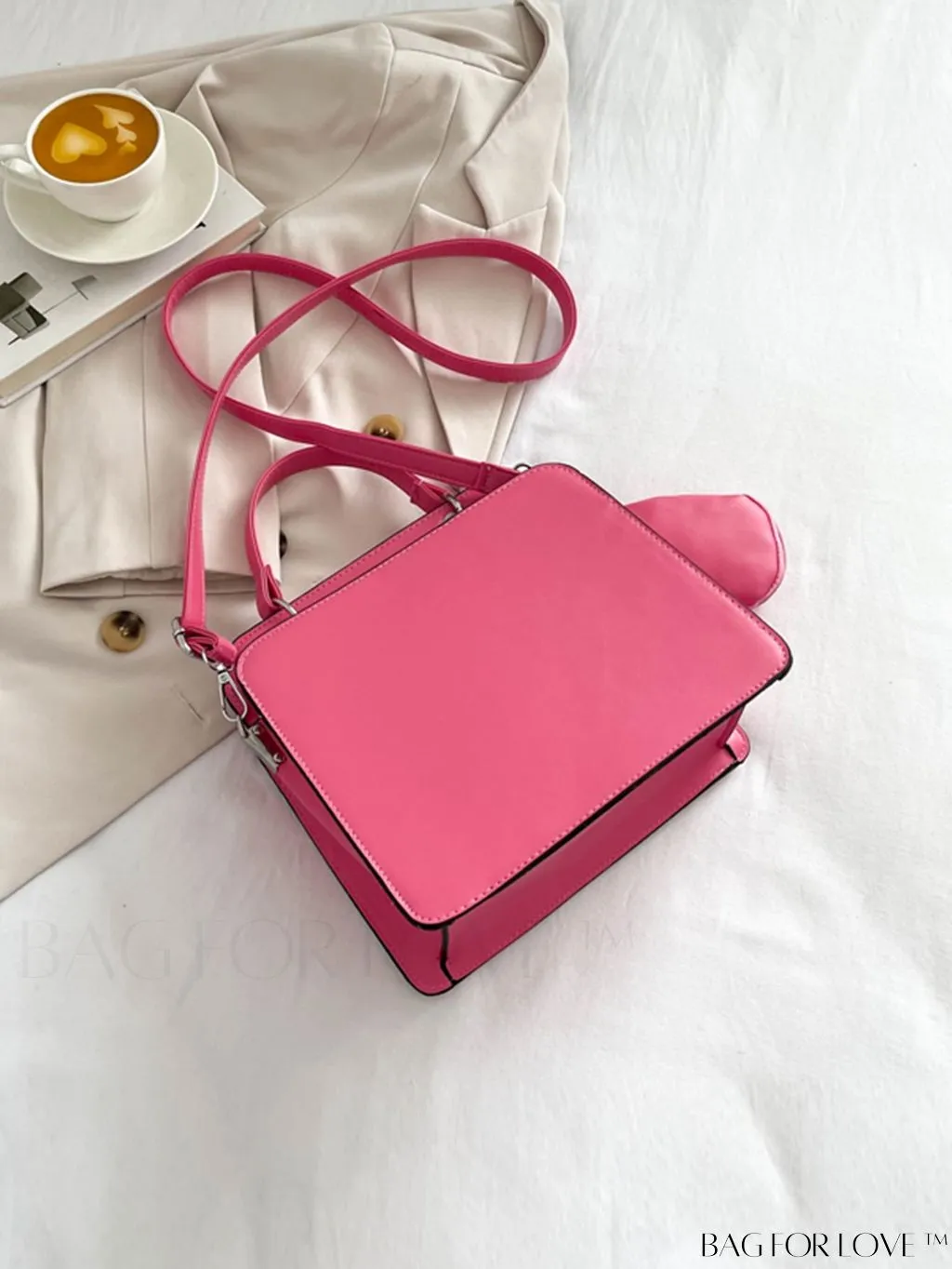 BagForLove - Chic Womens Printed Letter Tote: Versatile Shoulder & Crossbody Bag
