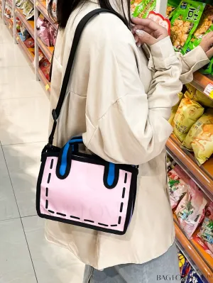 BagForLove - Compact Anime Cartoon Messenger Bag for On-the-Go Convenience