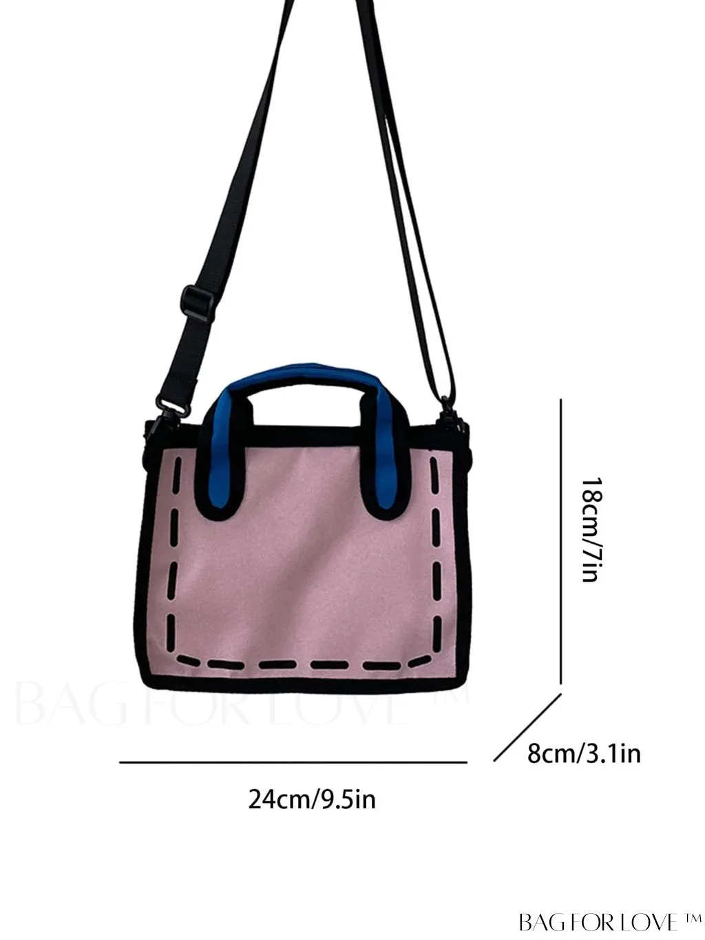 BagForLove - Compact Anime Cartoon Messenger Bag for On-the-Go Convenience