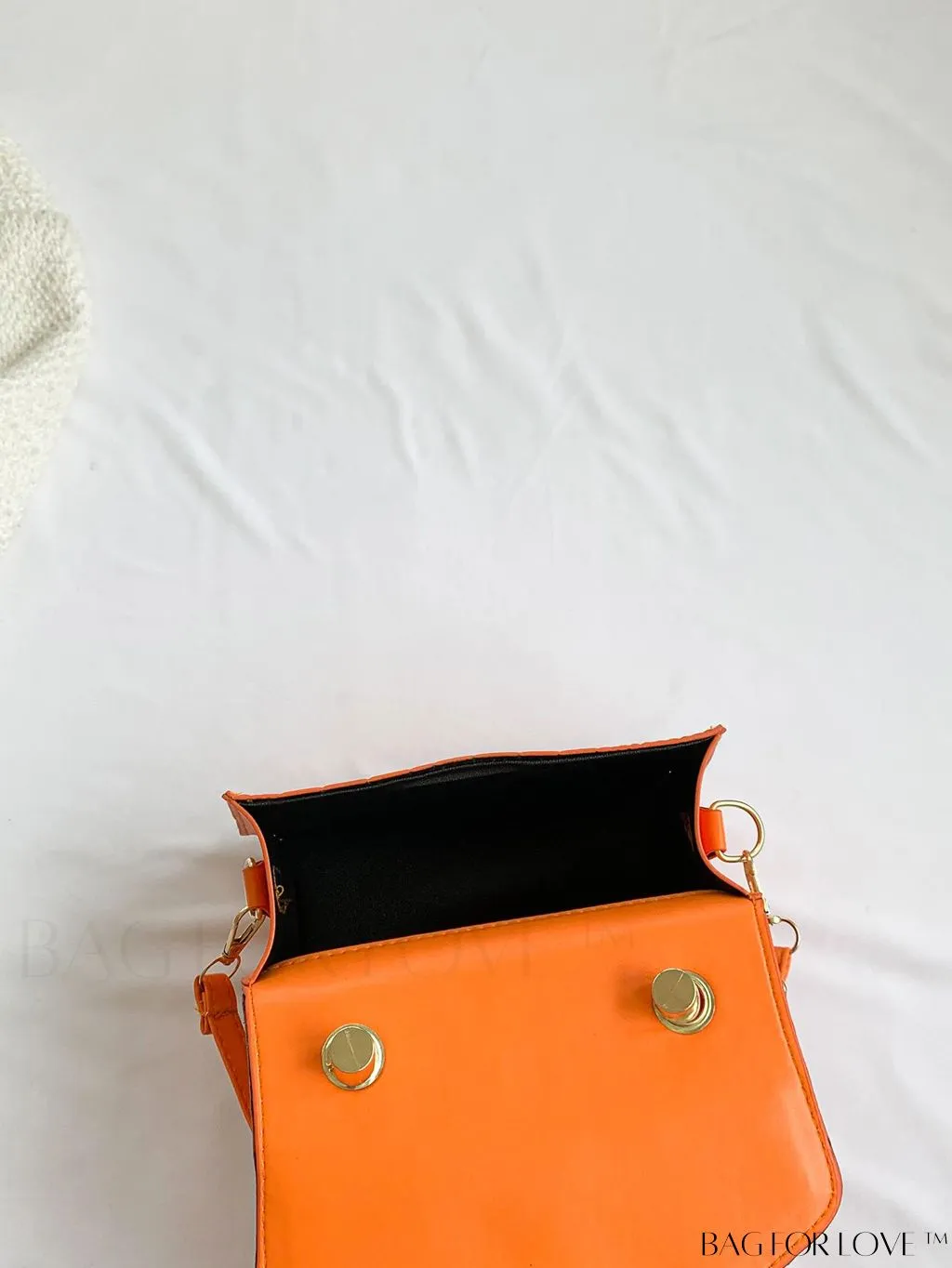 BagForLove - Compact Crocodile Embossed Bag with Chic Knot Handle