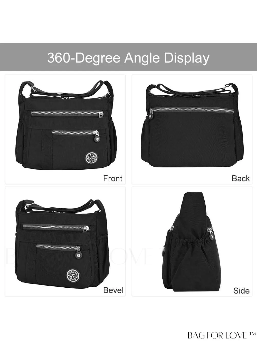 BagForLove - Stylish ATARNI Waterproof Shoulder Bag - Versatile and Chic Womens Cross-body Handbag