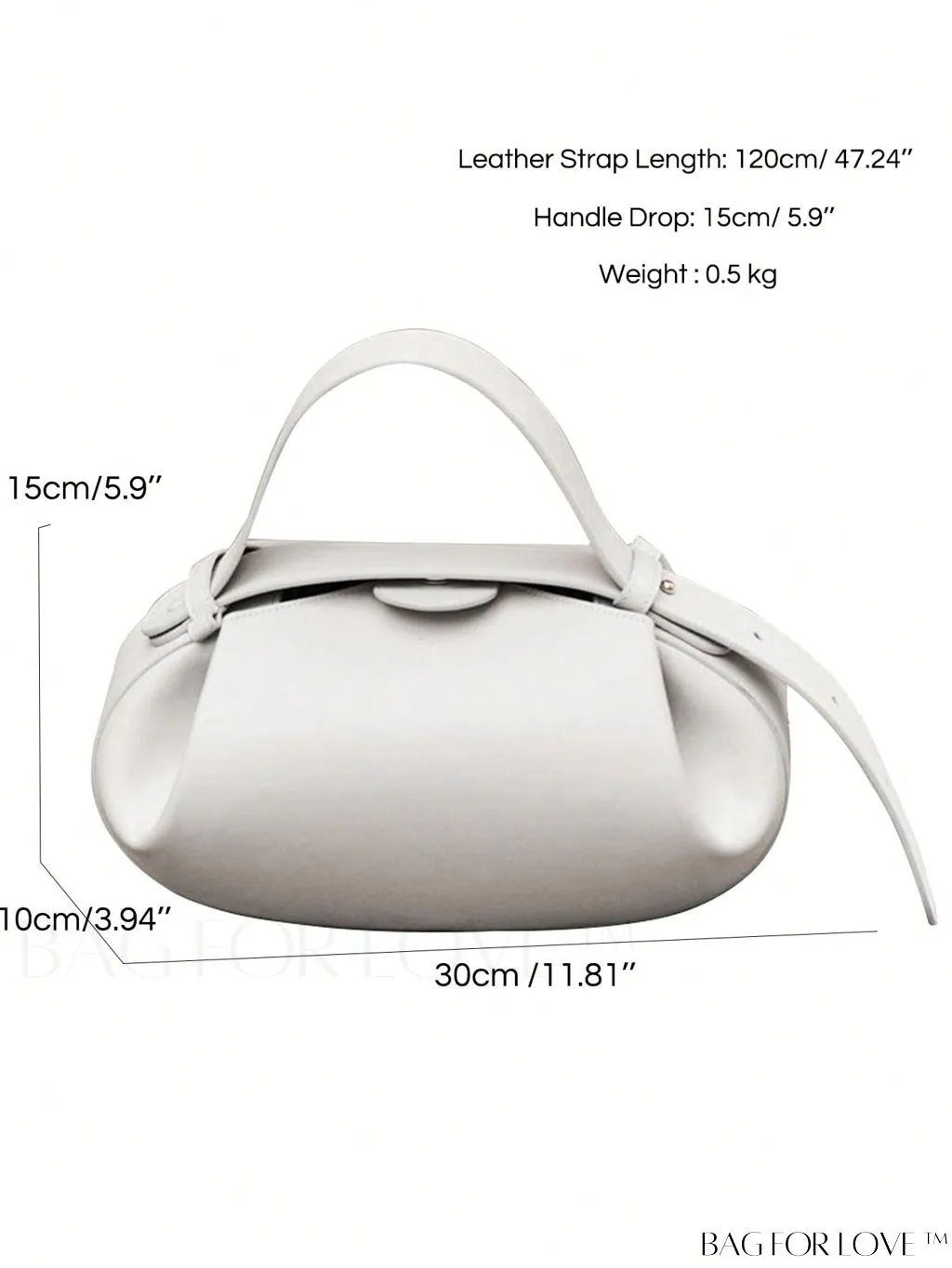 BagForLove - Stylish Minimalist Satchel Bag - Effortlessly Chic and Functional