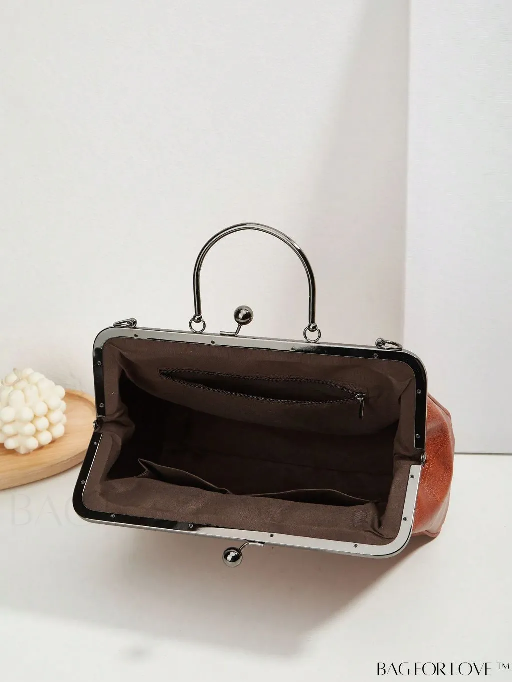 BagForLove - Textured Top Handle Square Bag with Adjustable Strap - Ideal Mothers Day Gift