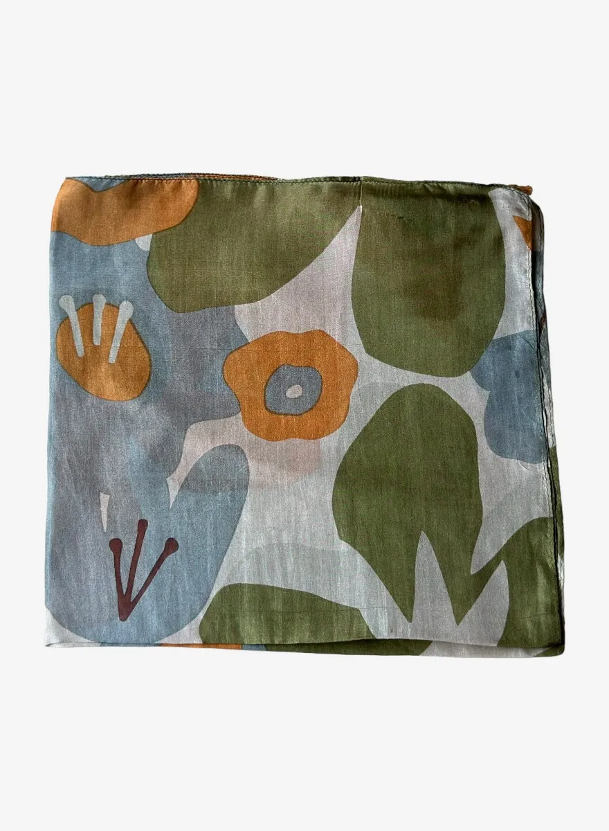 Bandana Silk Scarf