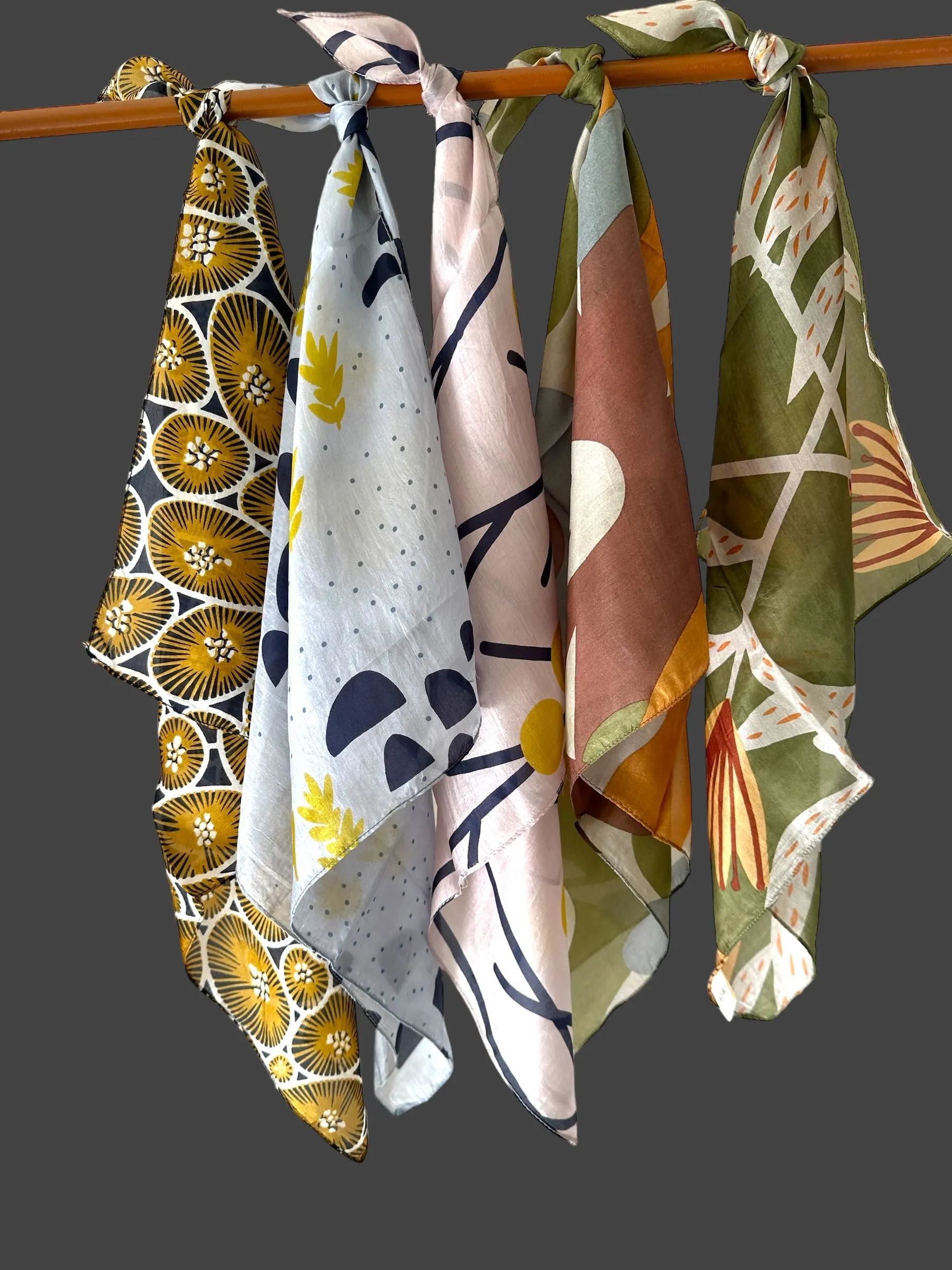 Bandana Silk Scarf